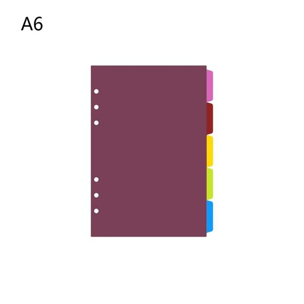 bookmark 1set a5 a6 loose leaf binder index separator pp colorful 6 hole page dividers
bookmark 1set a5 a6 loose leaf binder index separator pp colorful 6 hole page dividers