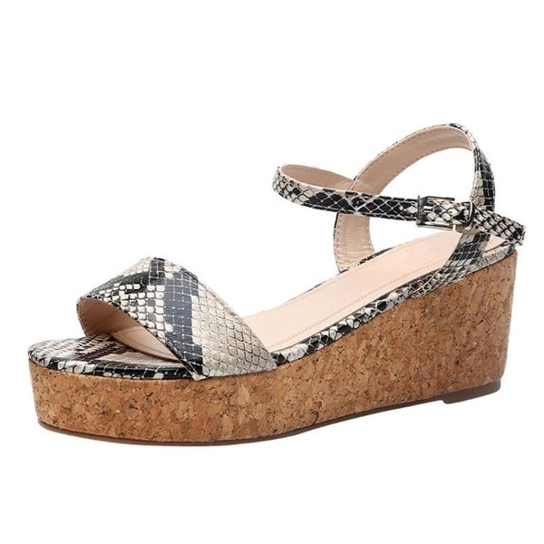 women buckle ankle strap sandals wedge shoes woman platform high heels sandalias femenina, Black
women buckle ankle strap sandals wedge shoes woman platform high heels sandalias femenina, Black
