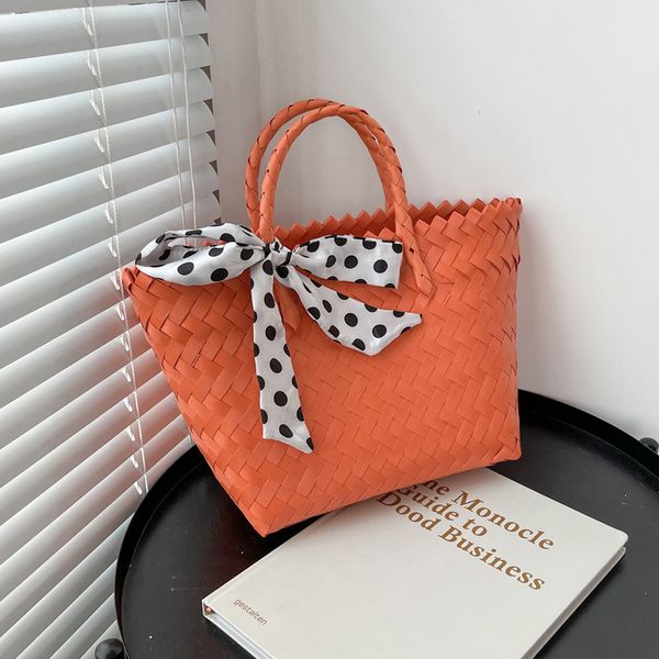 new handbags gift women's 2021 summer vegetable basket straw woven one shoulder parent-child silk scarf beach bag factory direct sale
new handbags gift women's 2021 summer vegetable basket straw woven one shoulder parent-child silk scarf beach bag factory direct sale
