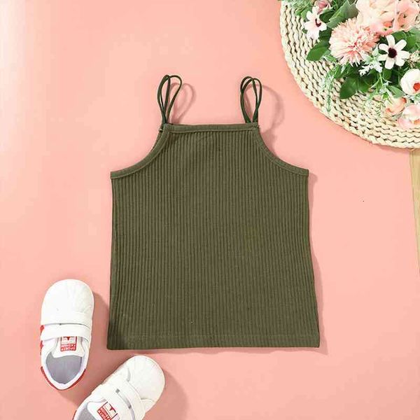 girls summer tanks toddler kids baby solid ribbed knit straps sun vest clothes children camisoles, Blue
girls summer tanks toddler kids baby solid ribbed knit straps sun vest clothes children camisoles, Blue