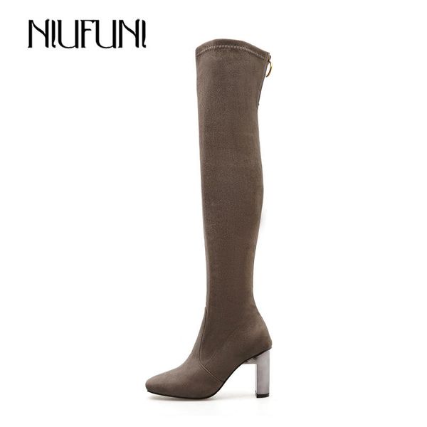 boots niufuni 2021 ladies over the knee flock pointed toe classic knight women thick heel long autumn winter shoes, Black
boots niufuni 2021 ladies over the knee flock pointed toe classic knight women thick heel long autumn winter shoes, Black