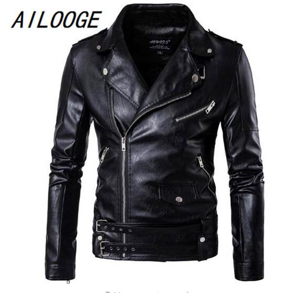 men's fur & faux 2021 men black color casual leather clothes zipper and belt decorate autumn winter coat wristband jacket
men's fur & faux 2021 men black color casual leather clothes zipper and belt decorate autumn winter coat wristband jacket