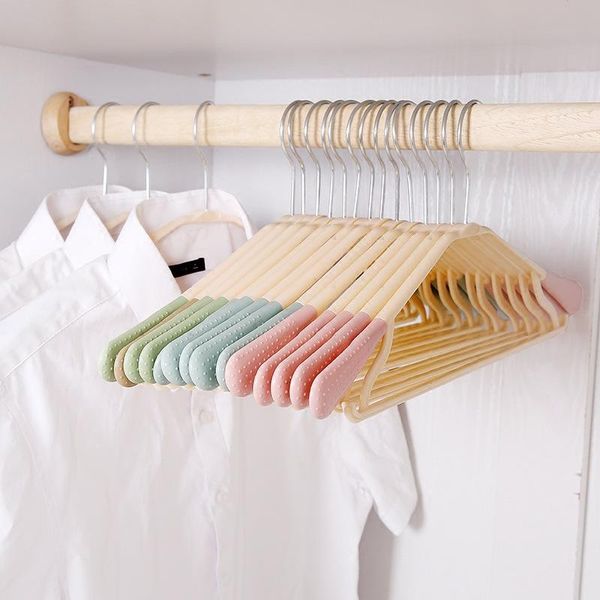 hangers & racks 10 pcs/lot plastic clothes for non-slip shoulder design non-trace clothing hanging household organizer
hangers & racks 10 pcs/lot plastic clothes for non-slip shoulder design non-trace clothing hanging household organizer