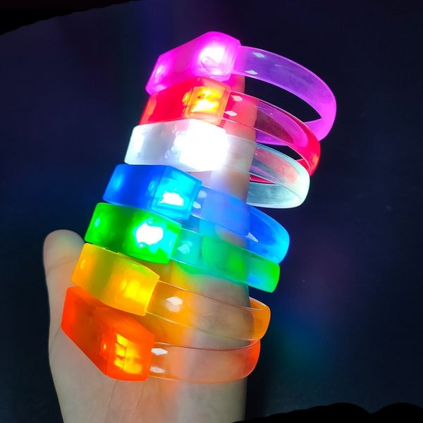 luminous voice controlled led vibration luminous bracelet party fluorescent sports plastic electronic flash bracelet
luminous voice controlled led vibration luminous bracelet party fluorescent sports plastic electronic flash bracelet