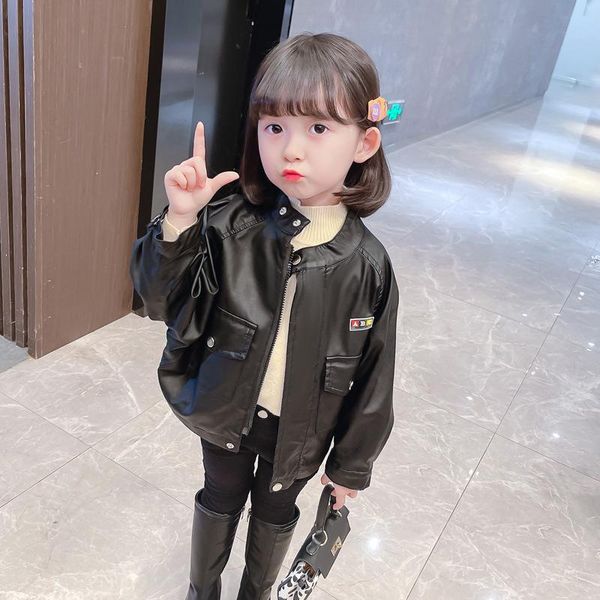 jackets baby girls pu leather stand collar zipper zip up kids clothing toddler coats outwear cartoon children 3 to 8 yrs, Blue;gray
jackets baby girls pu leather stand collar zipper zip up kids clothing toddler coats outwear cartoon children 3 to 8 yrs, Blue;gray