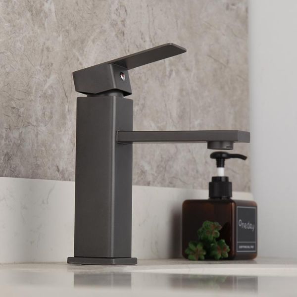 deep-space gray bathroom basin faucet black chrome brush nickel wash sink mixer tap stream spray deck mounted & cold faucets
deep-space gray bathroom basin faucet black chrome brush nickel wash sink mixer tap stream spray deck mounted & cold faucets