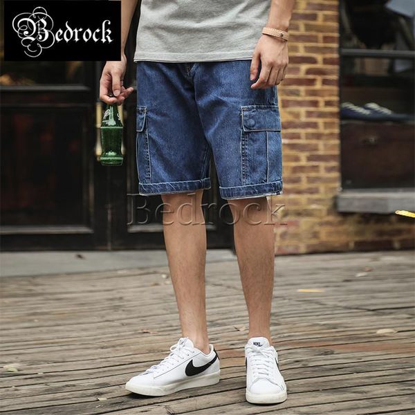 men's shorts mbbcar 11oz washed denim for men ami khaki knee multi-pocket tooling vintage selvedge 578, White;black
men's shorts mbbcar 11oz washed denim for men ami khaki knee multi-pocket tooling vintage selvedge 578, White;black