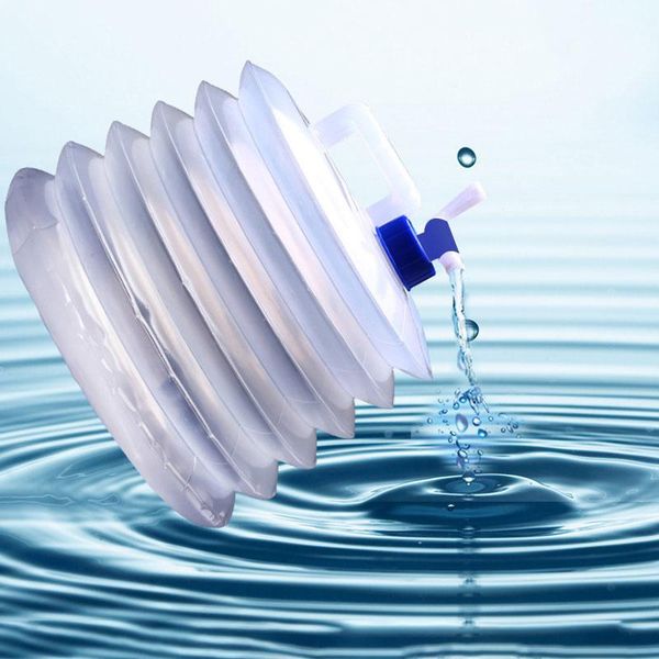 hydration packs 5l/10l outdoor collapsible water container portable thickened tank pe food grade hiking camping