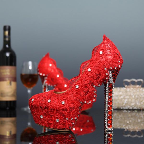 dress shoes red lace elegant women platform high heels wedding for bride formal bridesmaid, Black
dress shoes red lace elegant women platform high heels wedding for bride formal bridesmaid, Black