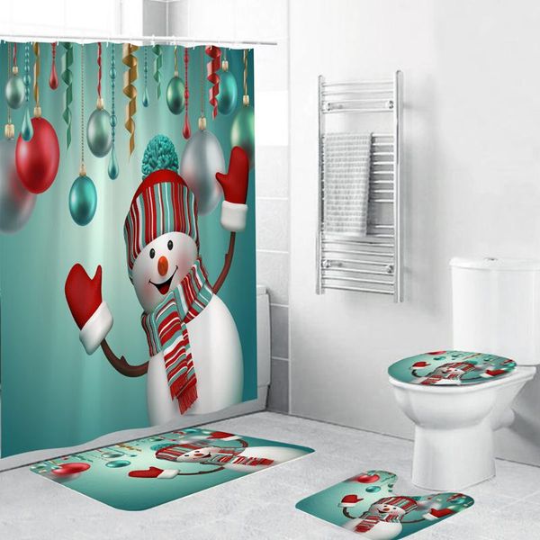 bath accessory set curtain cute christmas printed 3d shower curtains waterproof in the bathroom home decoration screen
bath accessory set curtain cute christmas printed 3d shower curtains waterproof in the bathroom home decoration screen