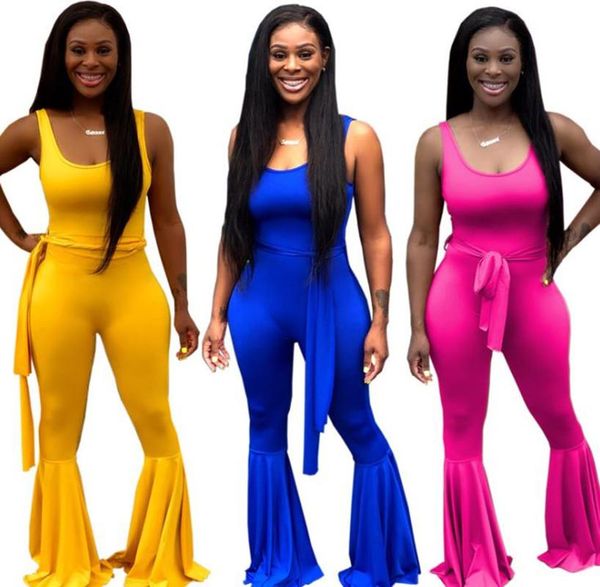 women's jumpsuits & rompers bkld 2021 summer women sleeveless bandage jumpsuit clubwear ruffles flare leg pants bodycon, Black;white
women's jumpsuits & rompers bkld 2021 summer women sleeveless bandage jumpsuit clubwear ruffles flare leg pants bodycon, Black;white
