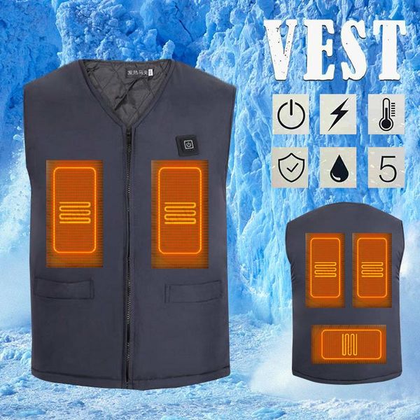 men's vests electric battery heated heating pad vest winter warm up jacket warmer casual usb sport, Black;white
men's vests electric battery heated heating pad vest winter warm up jacket warmer casual usb sport, Black;white