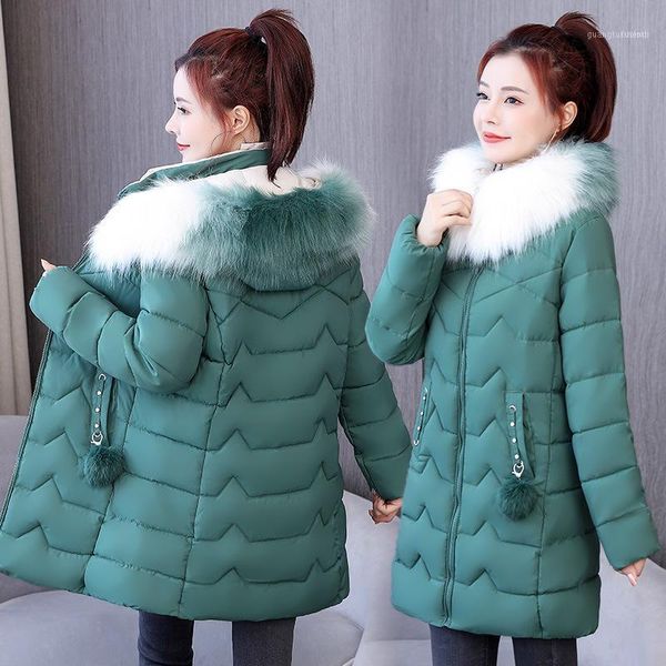 women's down & parkas winter clothes women big fur collar removable hooded slim cotton padded jacket female warm fashion ladies coat g5, Black
women's down & parkas winter clothes women big fur collar removable hooded slim cotton padded jacket female warm fashion ladies coat g5, Black