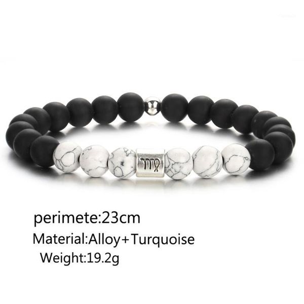 charm bracelets 12 constellation handmade beaded bracelet 2021 fashion black and white volcanic stone cuff alloy for women, Golden;silver
charm bracelets 12 constellation handmade beaded bracelet 2021 fashion black and white volcanic stone cuff alloy for women, Golden;silver