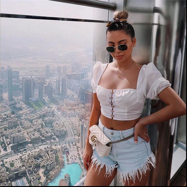summer casual bodysuit holiday women tanks bustier vest crop slim fit short sleeve elastic tube shirt, White
summer casual bodysuit holiday women tanks bustier vest crop slim fit short sleeve elastic tube shirt, White