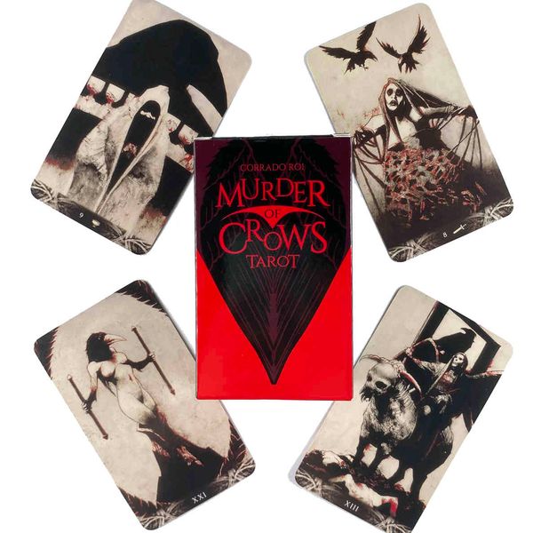 murder crowns tarot deck leisure party table game fortune-telling prophecy oracles cards with guide book
murder crowns tarot deck leisure party table game fortune-telling prophecy oracles cards with guide book