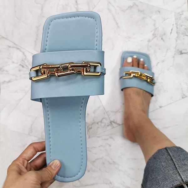 slippers 2021 summer outside beach shoes flat ladies slides solid color chain woman breathable large size 36-43, Black
slippers 2021 summer outside beach shoes flat ladies slides solid color chain woman breathable large size 36-43, Black