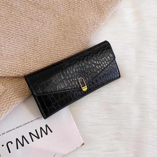 wallets spring wallet women's 2021 style korean-style versatile small ultra-thin crocodile pattern long carrying purse, Red;black
wallets spring wallet women's 2021 style korean-style versatile small ultra-thin crocodile pattern long carrying purse, Red;black