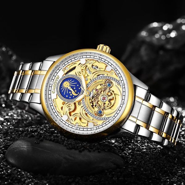 wristwatches blue-gold wristwatch clock mechanical watch original design automatic gear brands stainsteel chain for w, Slivery;brown
wristwatches blue-gold wristwatch clock mechanical watch original design automatic gear brands stainsteel chain for w, Slivery;brown