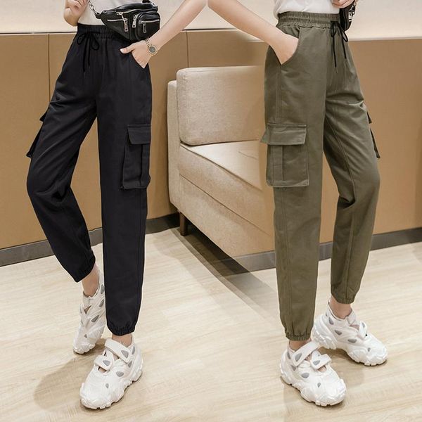 women's pants & capris women fashion streetwear cargo black ankle length elastic waist joggers female loose trousers casual plus size h, Black;white
women's pants & capris women fashion streetwear cargo black ankle length elastic waist joggers female loose trousers casual plus size h, Black;white