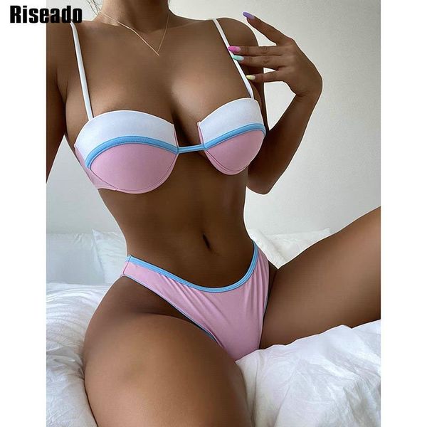 women's swimwear riseado push up bikinis set patchwork swimsuits 2021 high cut biquini thongs string strap bathing suits, White;black
women's swimwear riseado push up bikinis set patchwork swimsuits 2021 high cut biquini thongs string strap bathing suits, White;black