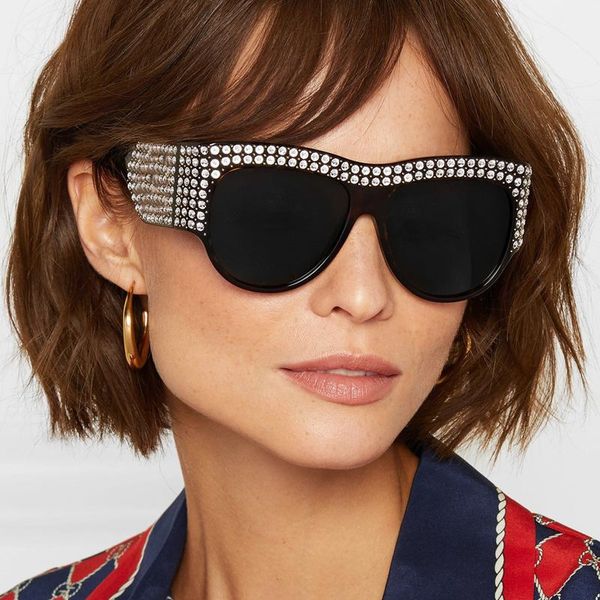 diamond square sunglasses women's rhinestone retro sun glasses fashion vintage oversized feminino eyeglasses uv400, White;black
diamond square sunglasses women's rhinestone retro sun glasses fashion vintage oversized feminino eyeglasses uv400, White;black