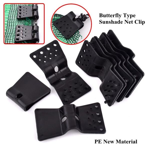shade 1~100pcs butterfly sunshade net clip home fence installation hook greenhouse film sun shading clamp outdoor tent hang tongs
shade 1~100pcs butterfly sunshade net clip home fence installation hook greenhouse film sun shading clamp outdoor tent hang tongs