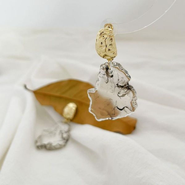 dangle & chandelier peri'sbox summer transparent irregular earring for women geometric ink and wash acrylic material eardrop gold color, Silver
dangle & chandelier peri'sbox summer transparent irregular earring for women geometric ink and wash acrylic material eardrop gold color, Silver
