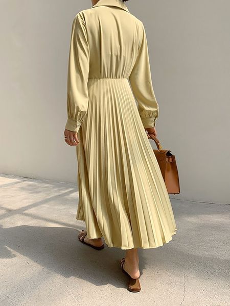 casual dresses new korean v-neck a-line pleated solid color long female 2021 spring autumn women's fashion 6ya7, Black;gray
casual dresses new korean v-neck a-line pleated solid color long female 2021 spring autumn women's fashion 6ya7, Black;gray