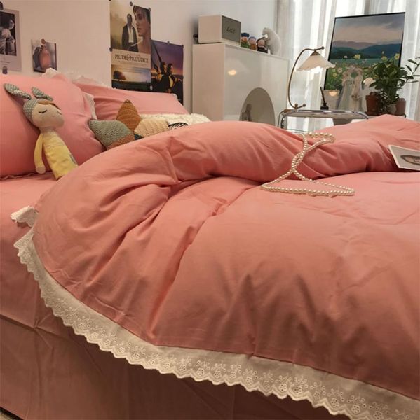 bedding sets simple elegant fairyfair solid color lace set,cotton twin full king home textile bed sheet pillowcase duvet cover
bedding sets simple elegant fairyfair solid color lace set,cotton twin full king home textile bed sheet pillowcase duvet cover