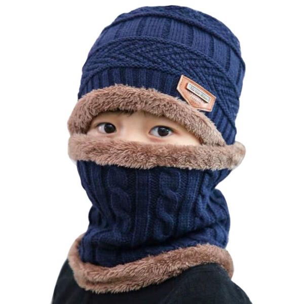 berets children knitted hat winter warm baby kids cap skullies beanies circle scarf thicken fleece lining for 2-12 years boys girls, Blue;gray
berets children knitted hat winter warm baby kids cap skullies beanies circle scarf thicken fleece lining for 2-12 years boys girls, Blue;gray