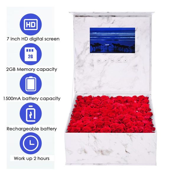 gift wrap 7inch lcd screen box with video, 1500ma battery marble video for friend/family/co-workers, surprise
gift wrap 7inch lcd screen box with video, 1500ma battery marble video for friend/family/co-workers, surprise