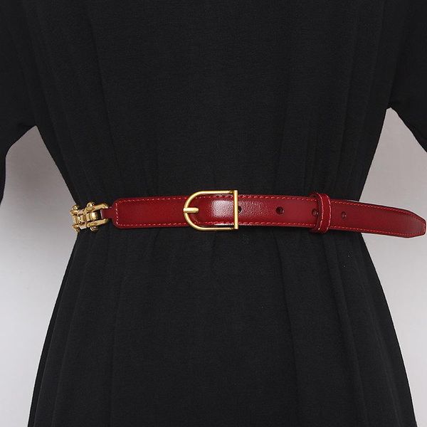 belts european american style fashion luxury thin belt design personality chain splicing multi-color smooth metal, Black;brown
belts european american style fashion luxury thin belt design personality chain splicing multi-color smooth metal, Black;brown