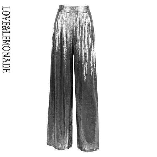 women's pants & capris love&lemonade silver important glitter fabric wide leg lm81498-1, Black;white
women's pants & capris love&lemonade silver important glitter fabric wide leg lm81498-1, Black;white