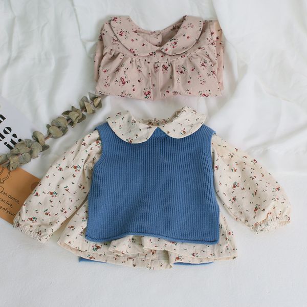 2021 spring summer children blouse for girls clothes 6m-3t toddler baby girls peter pan collar kids tee floral print shirts, White;black
2021 spring summer children blouse for girls clothes 6m-3t toddler baby girls peter pan collar kids tee floral print shirts, White;black