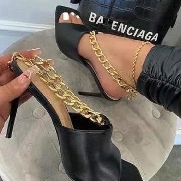 sandals 2021 summer ladies fashion thin heels women's pumps chain square toe women shoes female footwear plus size 43, Black
sandals 2021 summer ladies fashion thin heels women's pumps chain square toe women shoes female footwear plus size 43, Black