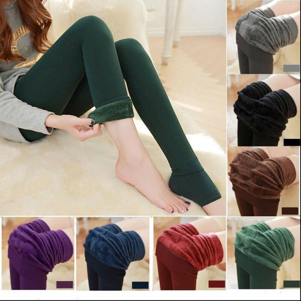women legging high waist leggings inside thicken fur warm winter fleece pants female velvet, Black
women legging high waist leggings inside thicken fur warm winter fleece pants female velvet, Black