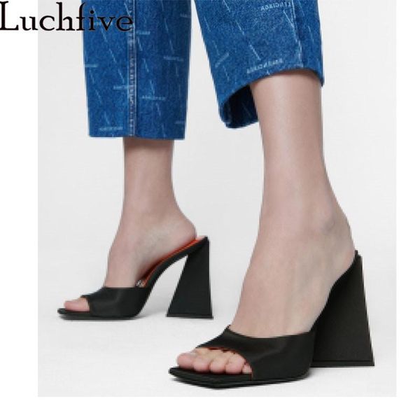 square open toe chunky high heel slippers for woman backless beach party shoes mules ladies summer mujer, Black
square open toe chunky high heel slippers for woman backless beach party shoes mules ladies summer mujer, Black