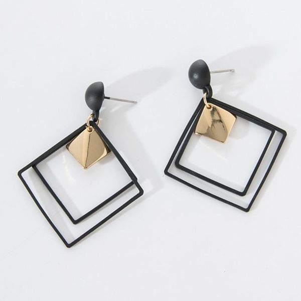 trendy korean temperament trend geometric earrings ladies jewelry gifts sweet romantic cold wind rhombus stud, Golden;silver
trendy korean temperament trend geometric earrings ladies jewelry gifts sweet romantic cold wind rhombus stud, Golden;silver