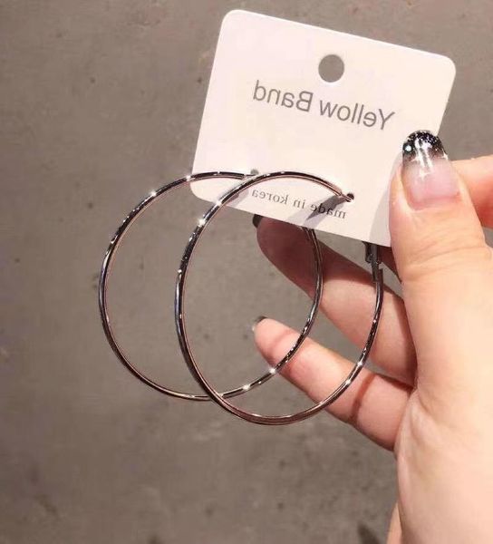 large hoop earrings female round korean simple temperament exquisite retro metal elegant women's dangle & chandelier, Silver
large hoop earrings female round korean simple temperament exquisite retro metal elegant women's dangle & chandelier, Silver