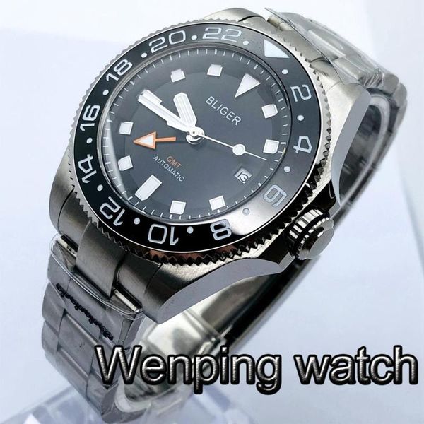 wristwatches 43mm men's luxury gmt watch silver case sapphire glass ceramic bezel luminous waterproof automatic, Slivery;brown
wristwatches 43mm men's luxury gmt watch silver case sapphire glass ceramic bezel luminous waterproof automatic, Slivery;brown