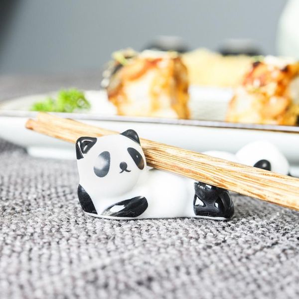 chopsticks 1pc ceramic cute panda shape holder cartoon pandas mini rest fork kitchen supplies
chopsticks 1pc ceramic cute panda shape holder cartoon pandas mini rest fork kitchen supplies