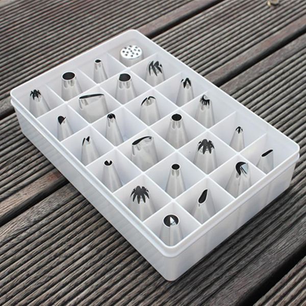 baking & pastry tools 304 stainless steel 24 pcs decorating mouth set cookie flower tool cake full molds
baking & pastry tools 304 stainless steel 24 pcs decorating mouth set cookie flower tool cake full molds