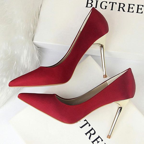 dress shoes plus size 34-43 woman pumps silk women heels spring stiletto wedding 11 colour sexy, Black
dress shoes plus size 34-43 woman pumps silk women heels spring stiletto wedding 11 colour sexy, Black