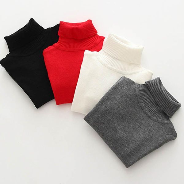 pullover autumn baby boys girls solid color turtleneck sweaters kids winter knitted bottoming, Blue
pullover autumn baby boys girls solid color turtleneck sweaters kids winter knitted bottoming, Blue