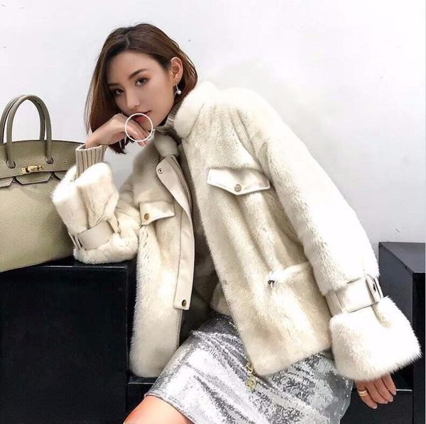 women's fur & faux women 2021 winter imitation outwears female thick warm oversized fake jackets ladies elegant overcoats c456, Black
women's fur & faux women 2021 winter imitation outwears female thick warm oversized fake jackets ladies elegant overcoats c456, Black