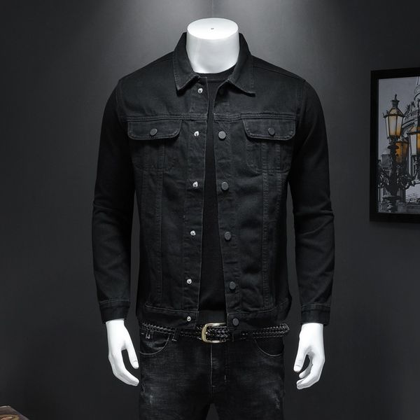 men's jackets s denim moto biker outerwear coats jeans black casual cotton turn down collar motorcycle i8je, Black;brown
men's jackets s denim moto biker outerwear coats jeans black casual cotton turn down collar motorcycle i8je, Black;brown