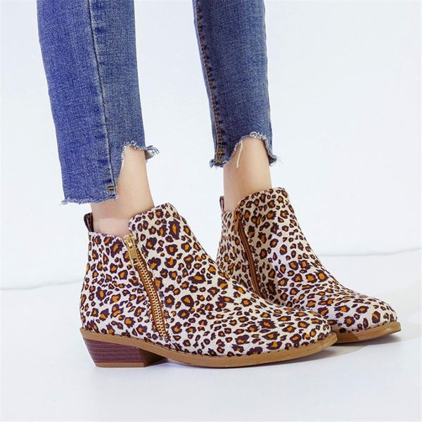 boots 2021 autumn casual ladies ankle woman flat fashion side zipper work round toe pu leather women shoes leopard, Black
boots 2021 autumn casual ladies ankle woman flat fashion side zipper work round toe pu leather women shoes leopard, Black