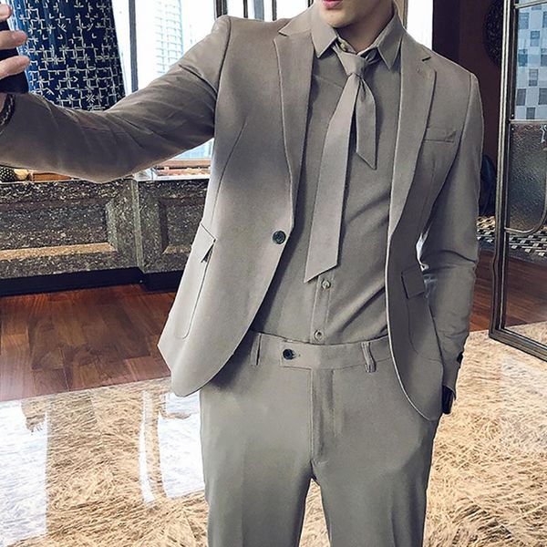 men's suits & blazers 2021 suit casual three-piece dress groom wedding groomsman group slim korean business two pieces(), White;black
men's suits & blazers 2021 suit casual three-piece dress groom wedding groomsman group slim korean business two pieces(), White;black