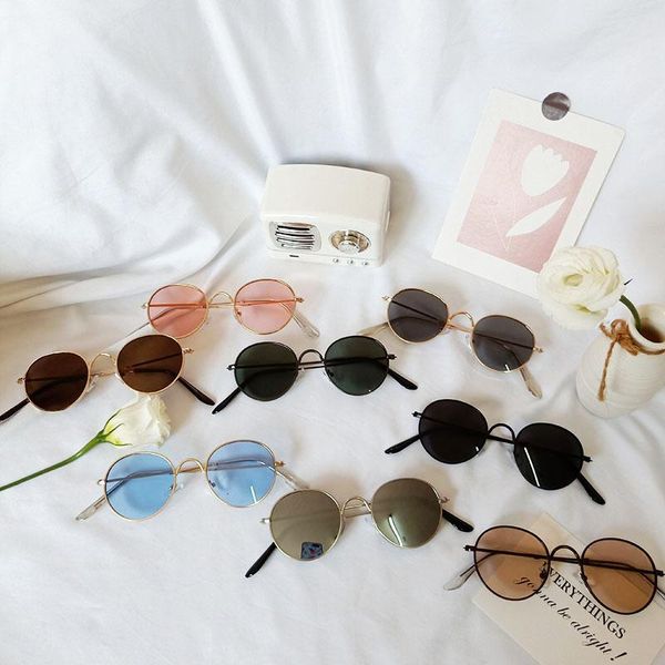 sunglasses fashion design round frame kids girl black retro anti uva baby wild british style metal decoration, Blue
sunglasses fashion design round frame kids girl black retro anti uva baby wild british style metal decoration, Blue